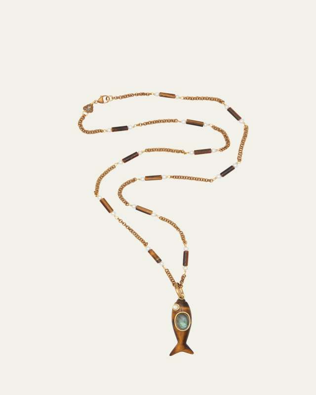 Little Fish Charm Necklace